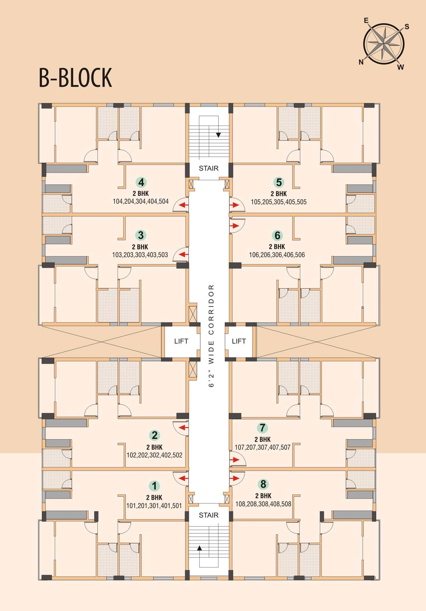 Laxmi Annex Floor Plan Block B