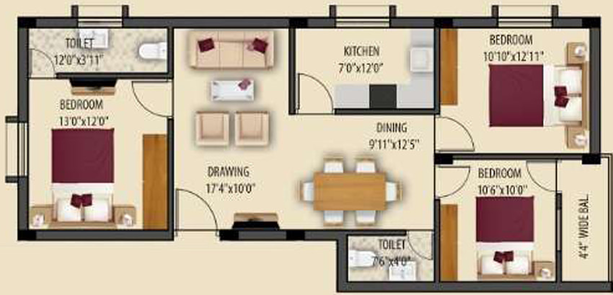 Laxmi Residency Regal Interior