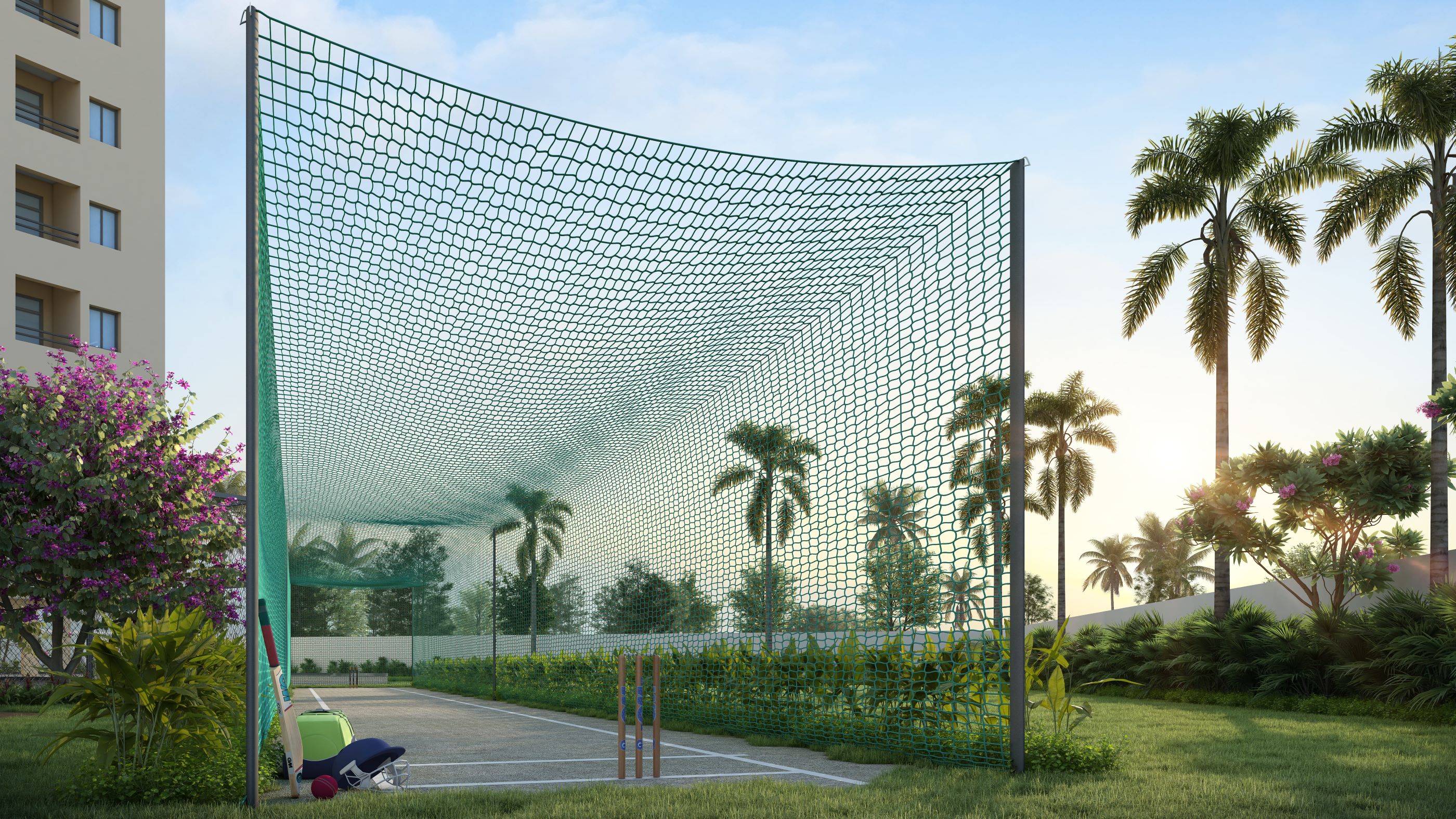 Laxmi Fresh Living Cricket Pitch View