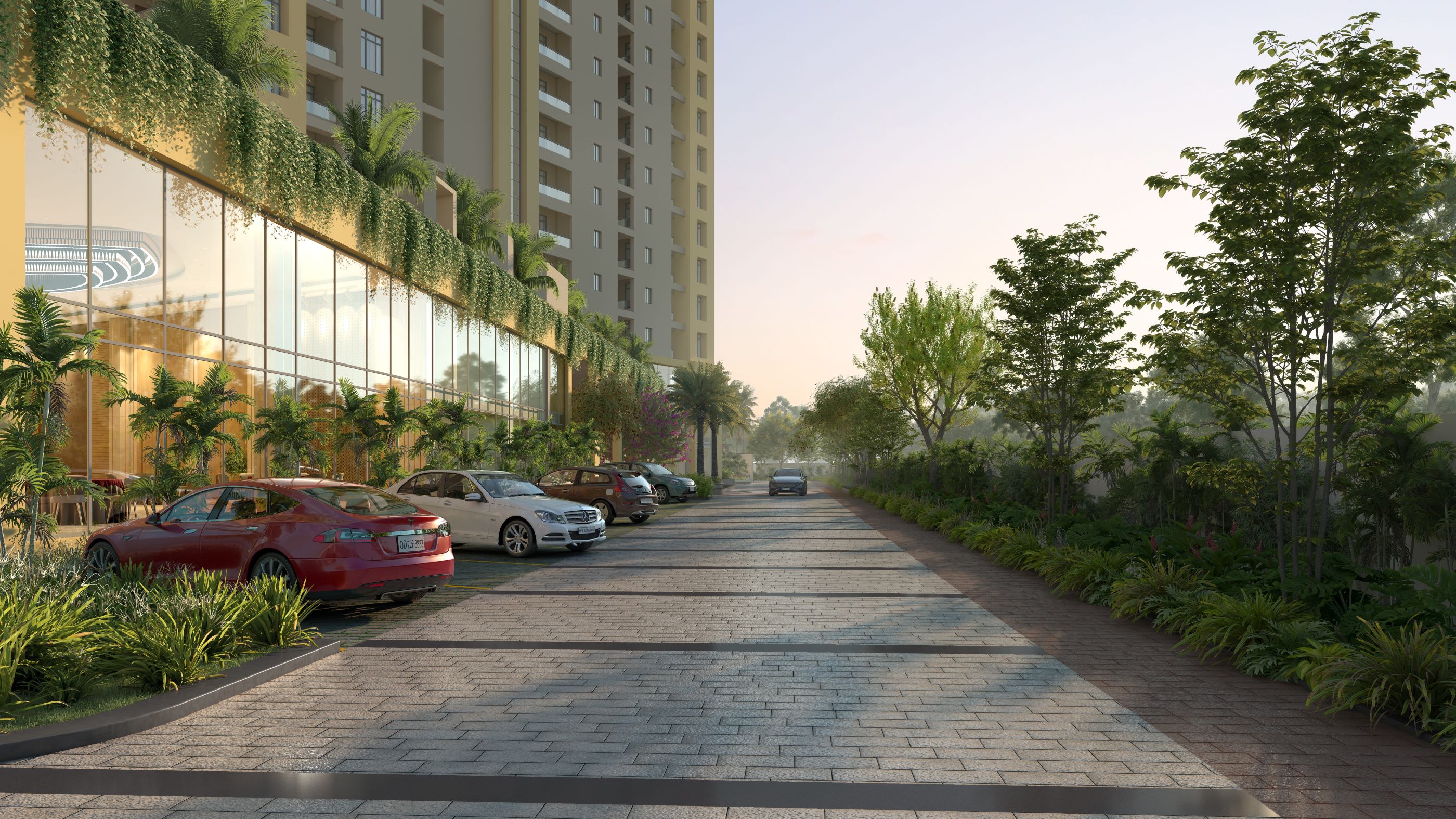 Laxmi Fresh Living Driveway View