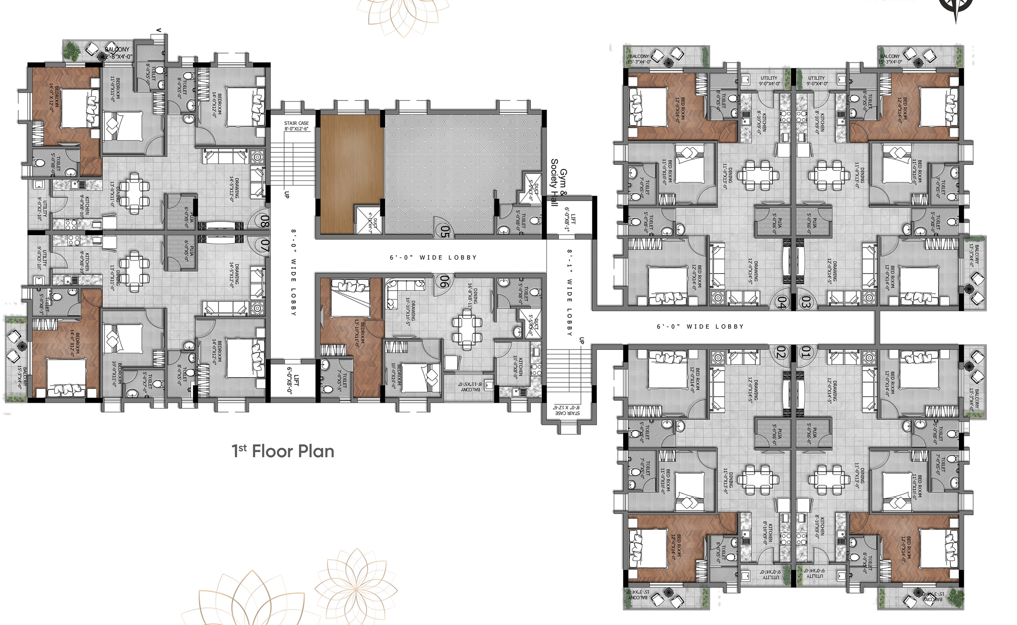 Laxmi Imperial Floor Plan 1